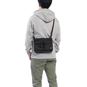 【美品】PORTER メッセンジャー　 ボディバッグ　ブラウン/ホワイト 楽天市場】ポーター バロン ショルダーバッグ 206-02584 吉田